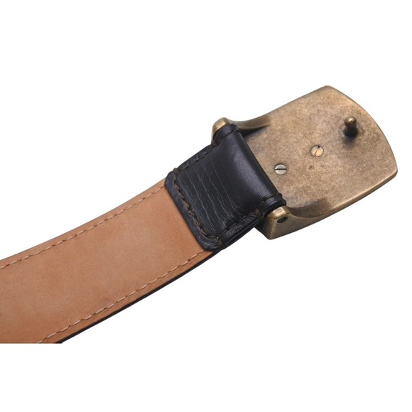 Louis Vuitton Belt Utah Ecusson Brown Shield Emblem - Picture 5 of 8